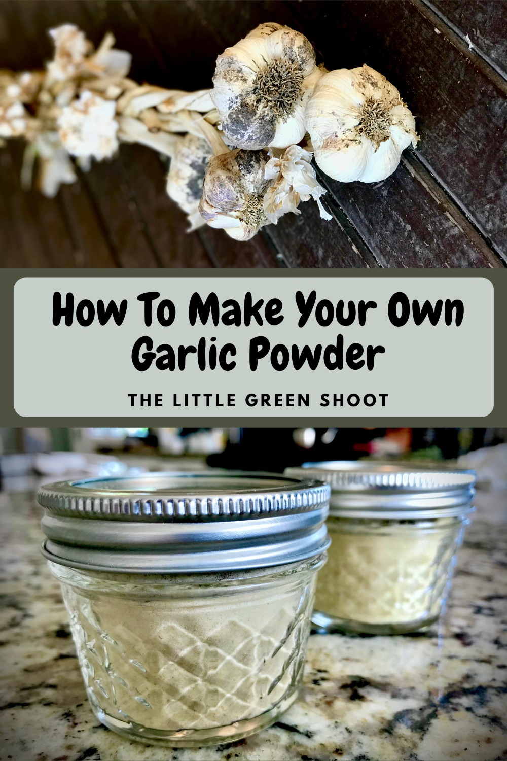 How to Make Your Own Garlic Powder | The Little Green Shoot